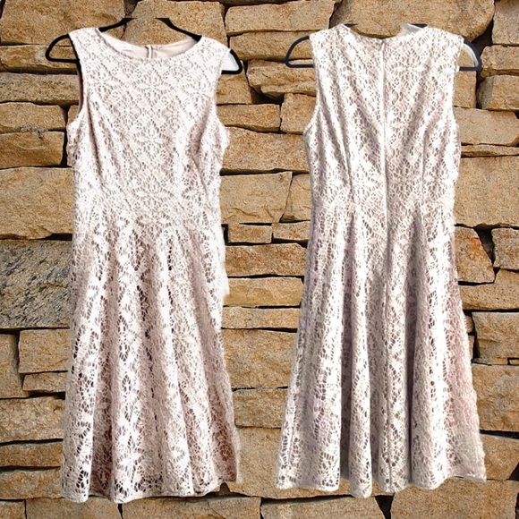 🍀 London Times Crochet Dress. Sz 8 - Picture 6 of 14